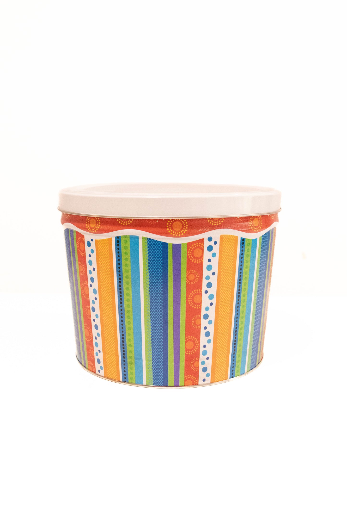 Customizable Dual-Flavor Gourmet Popcorn Tin