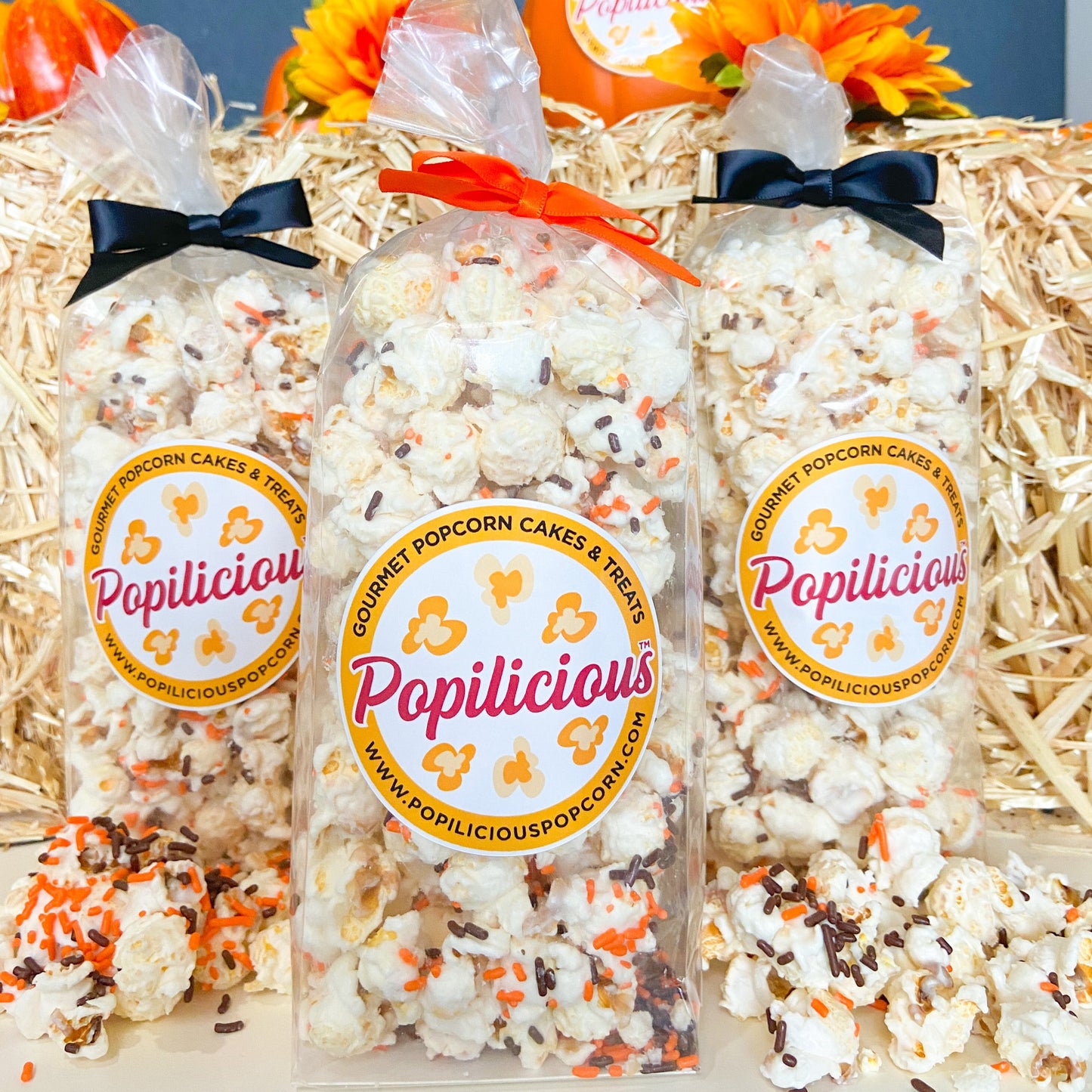 Halloween Gourmet Sprinkle Popcorn