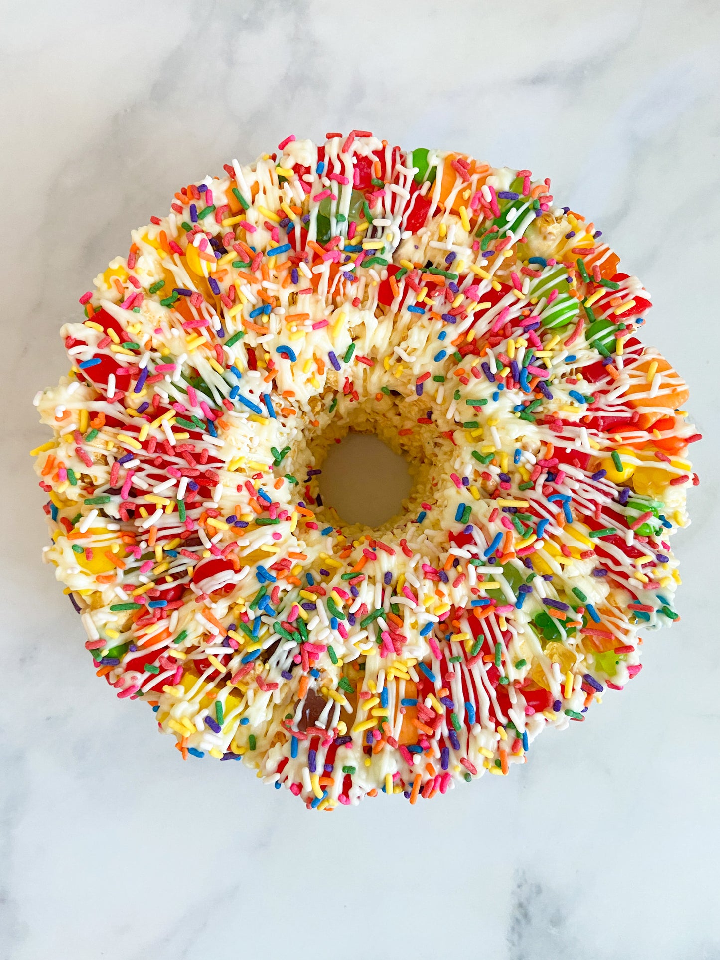 Chewy Candy Gourmet Popcorn Cake
