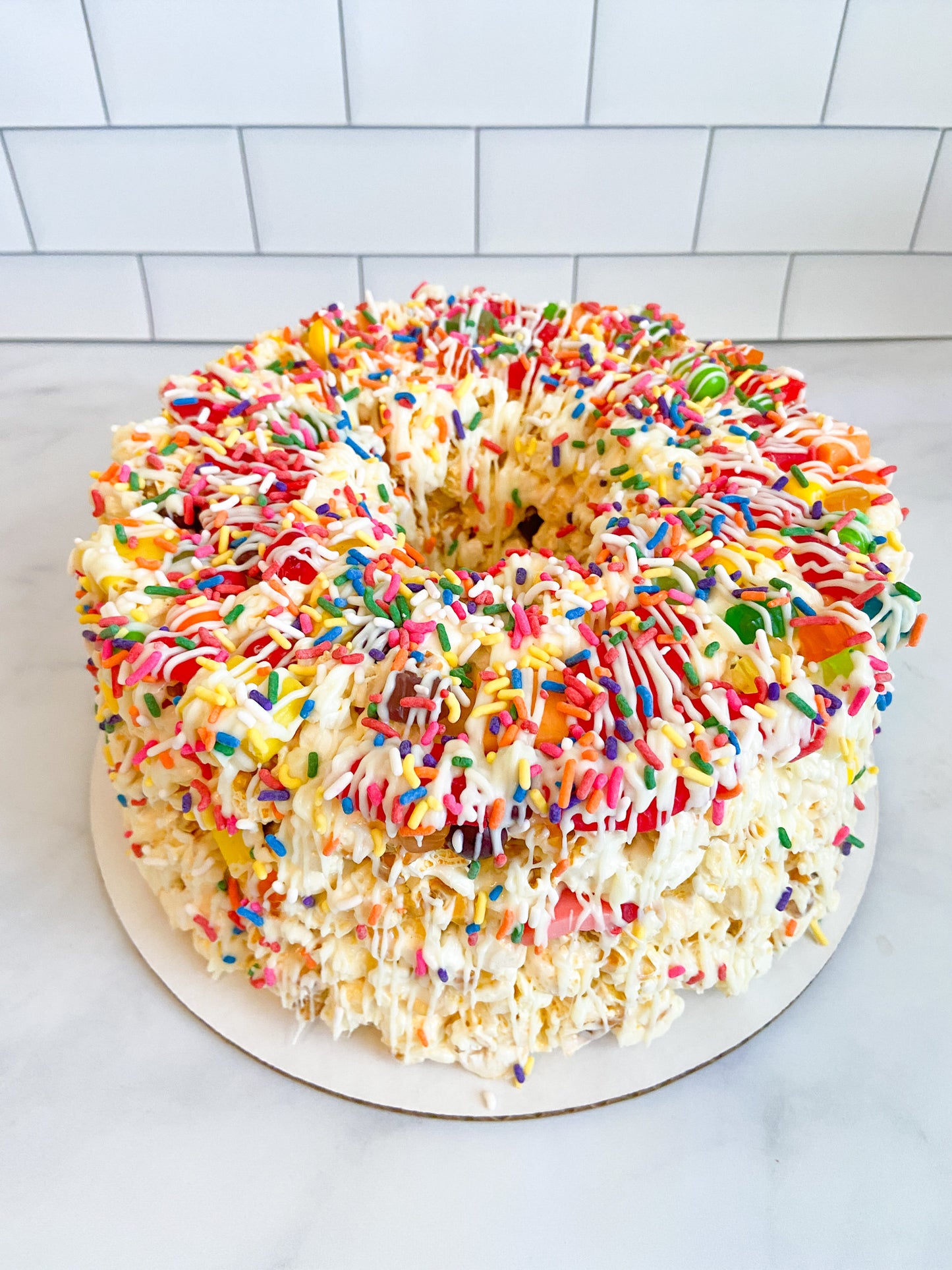 Chewy Candy Gourmet Popcorn Cake