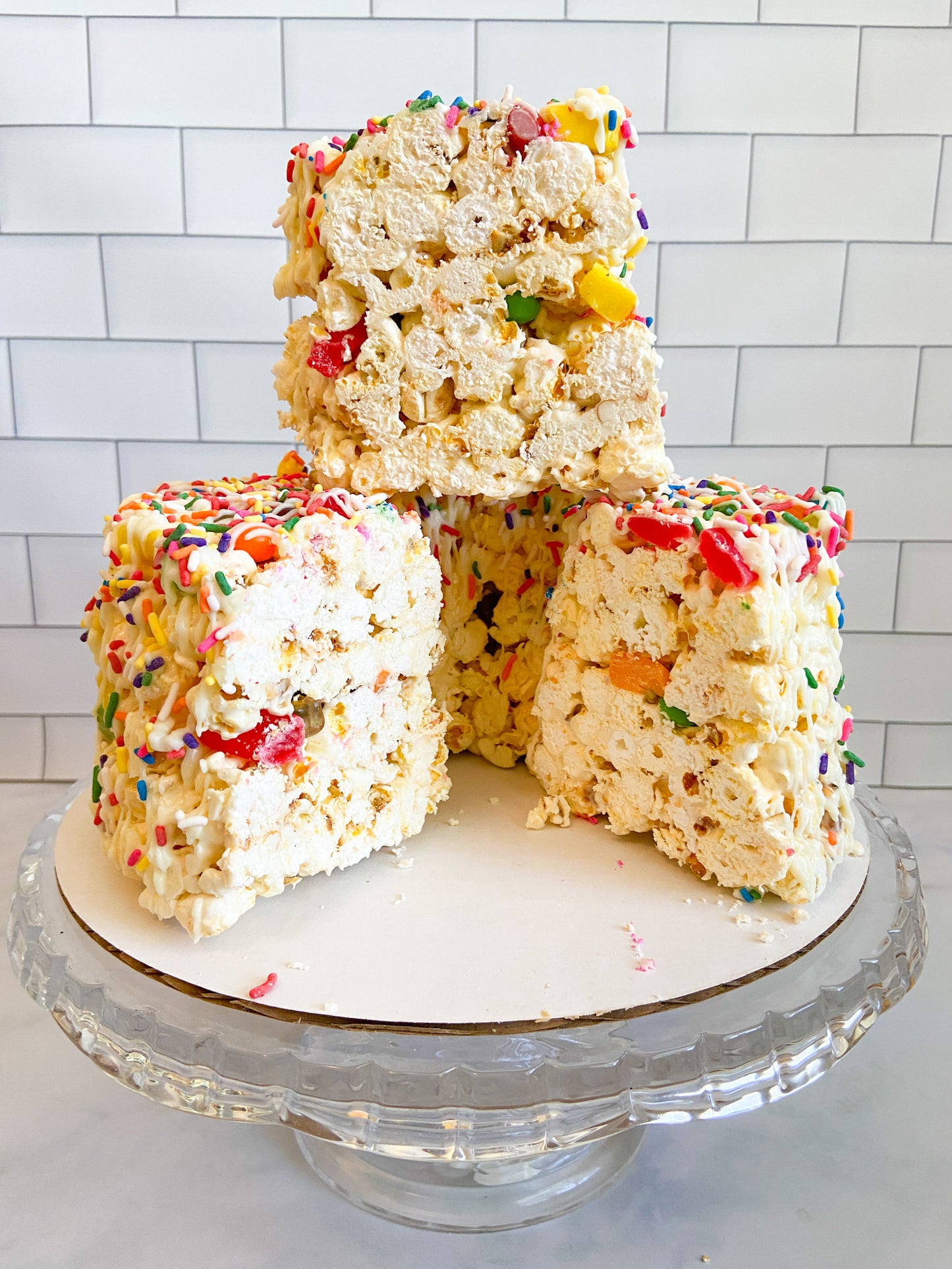 Chewy Candy Gourmet Popcorn Cake