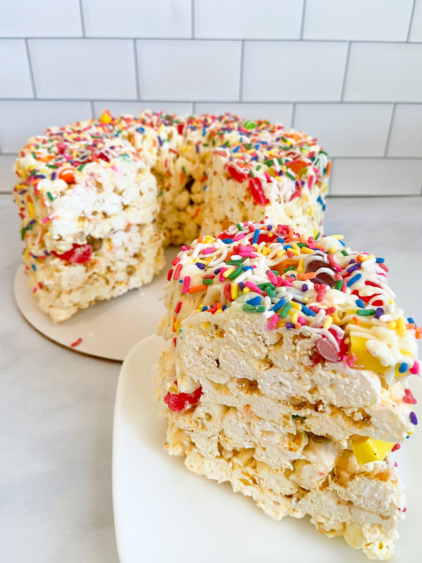 Chewy Candy Gourmet Popcorn Cake