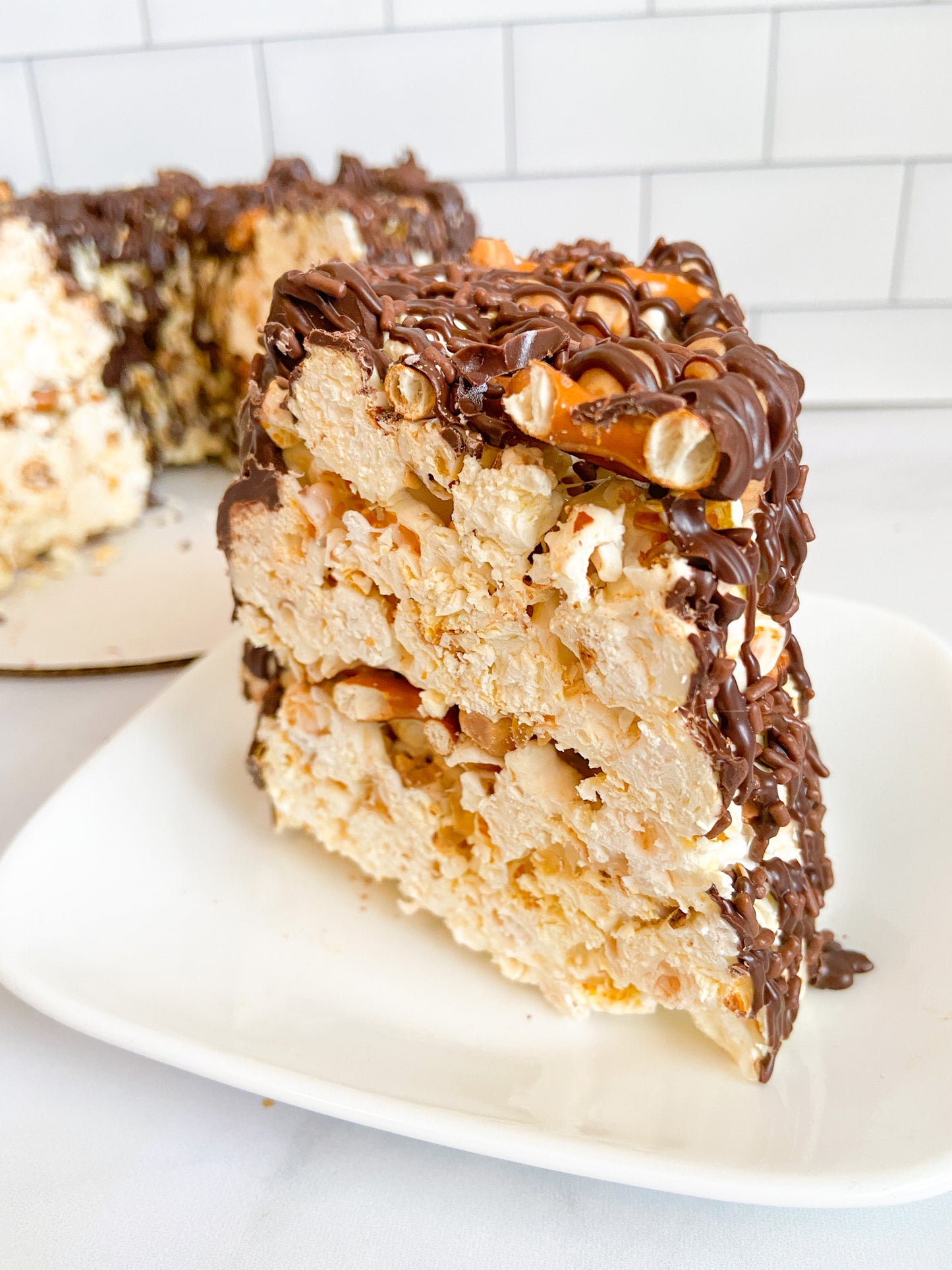 Caramel Lover's Gourmet Popcorn Cake