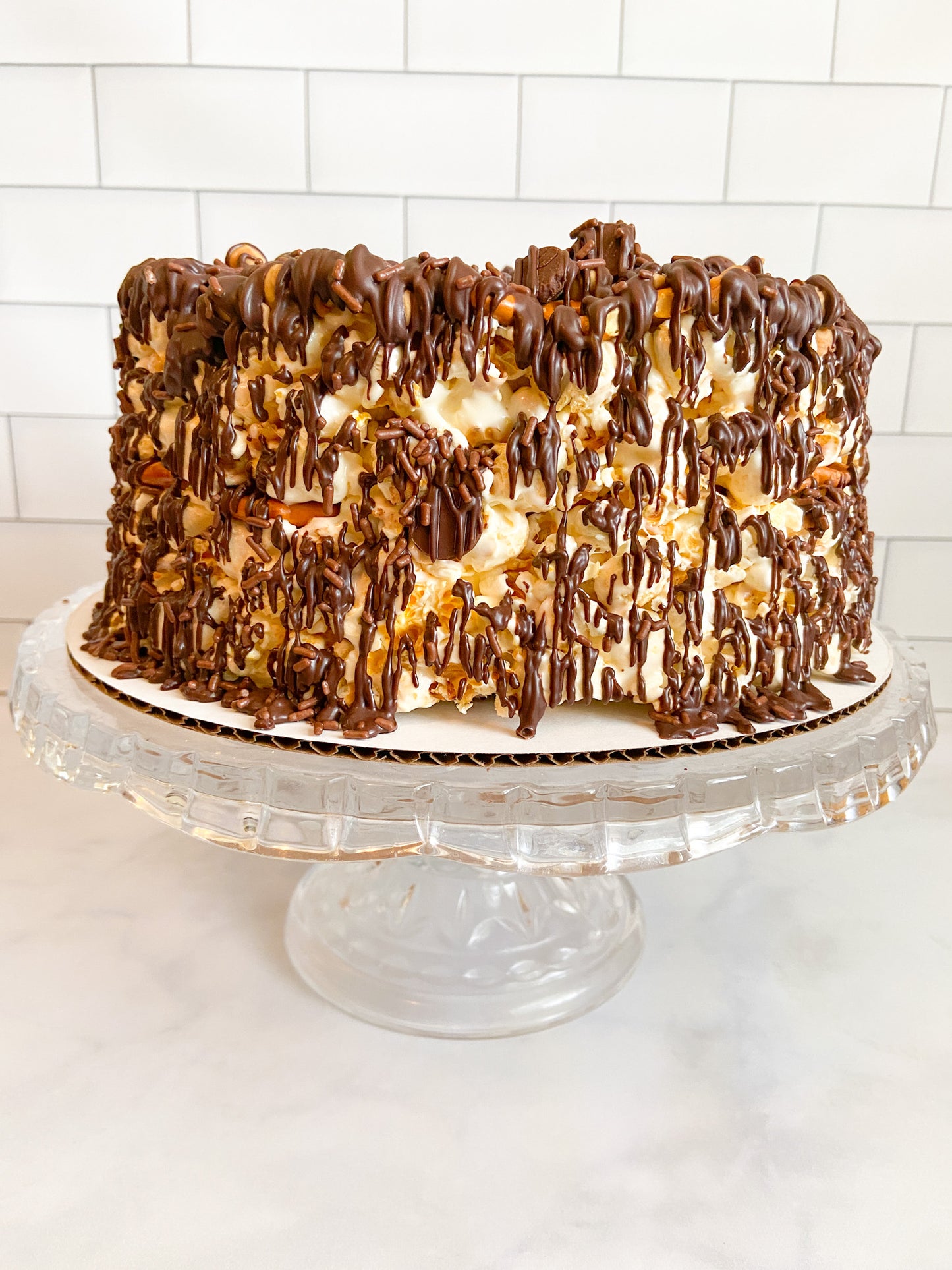 Caramel Lover's Gourmet Popcorn Cake