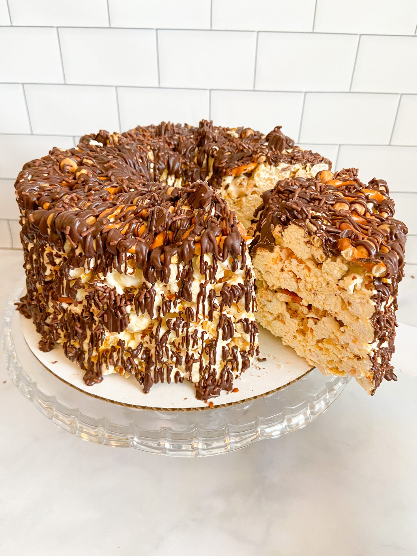 Caramel Lover's Gourmet Popcorn Cake