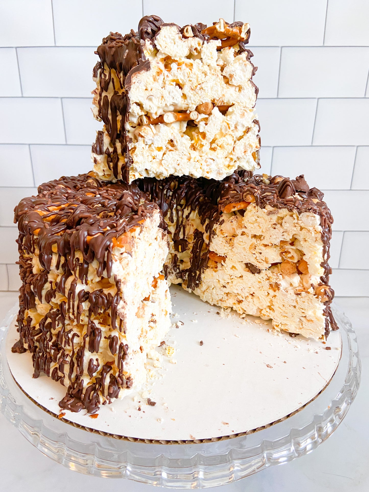 Caramel Lover's Gourmet Popcorn Cake
