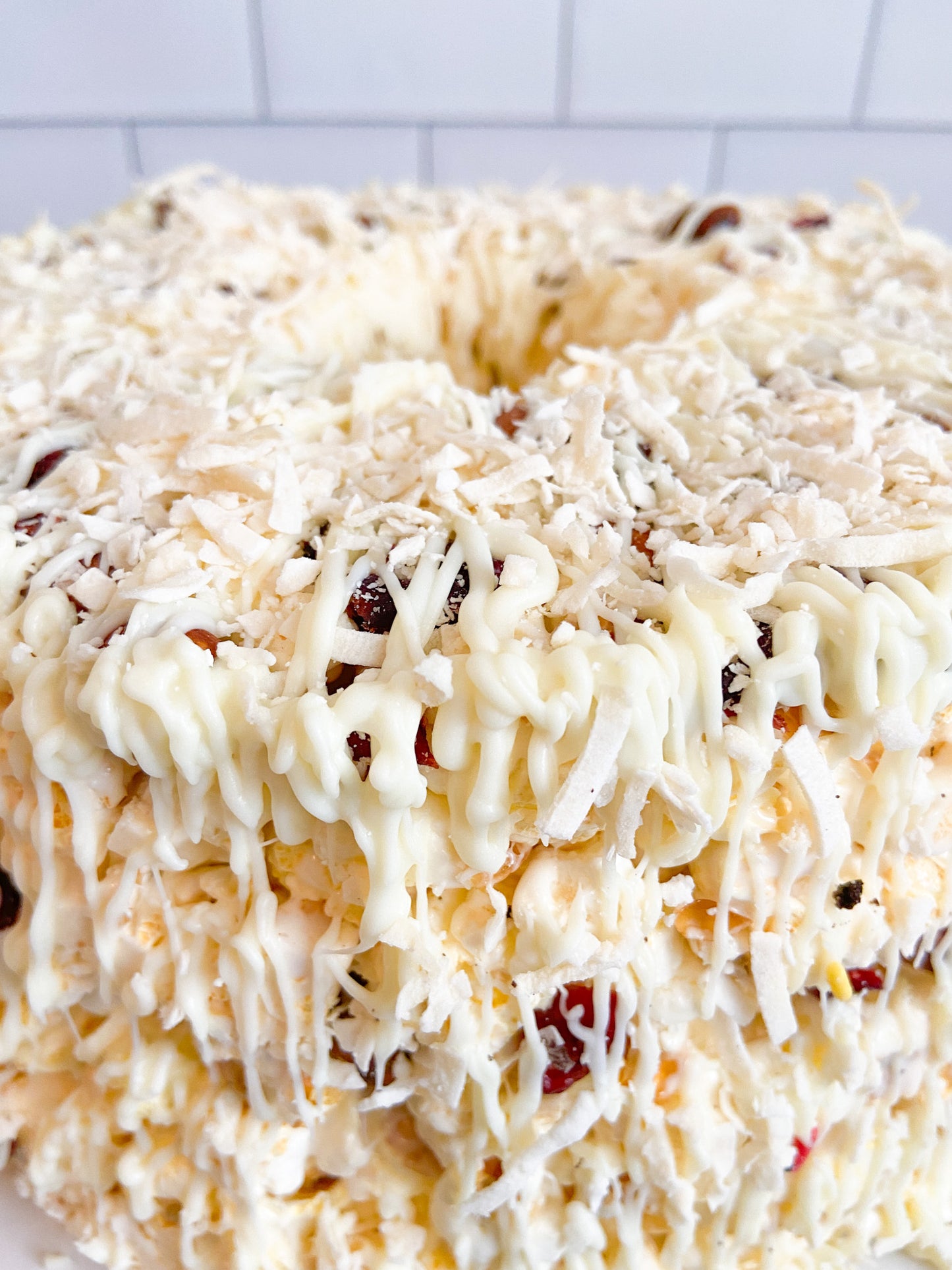 Crazy for Coconut & Almond Gourmet Popcorn Cake