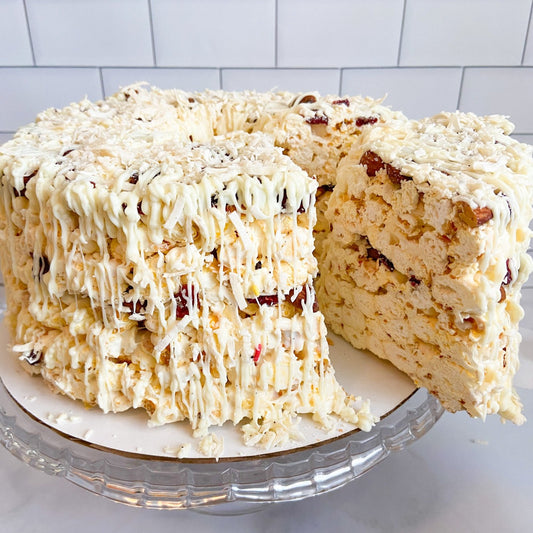 Crazy for Coconut & Almond Gourmet Popcorn Cake