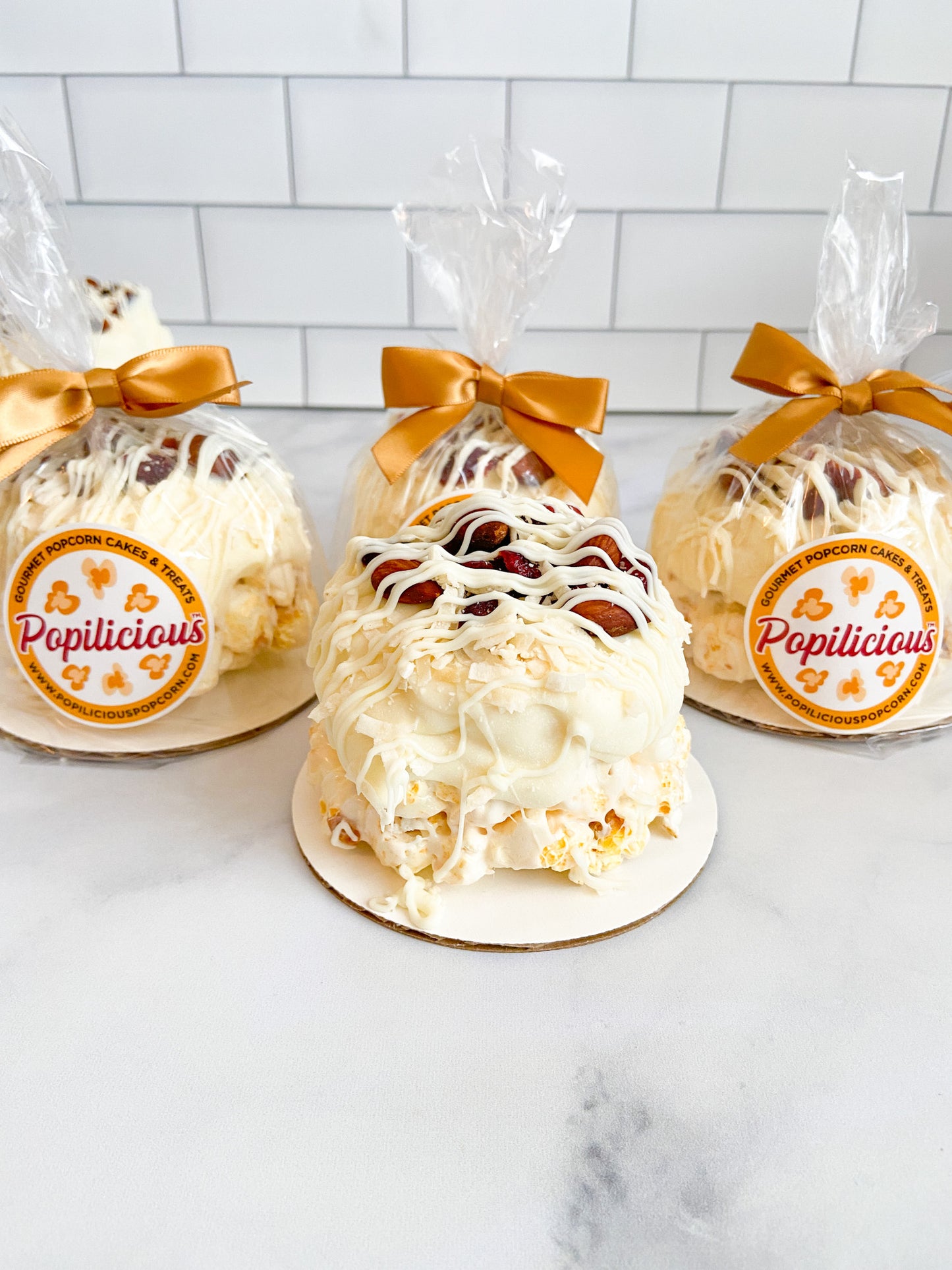 Crazy for Coconut & Almond Mini Gourmet Popcorn Cake