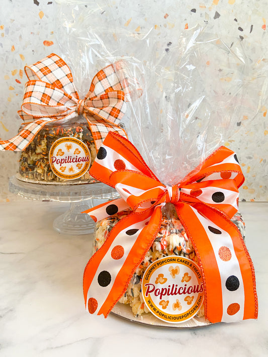 Halloween Gourmet Popcorn Cake