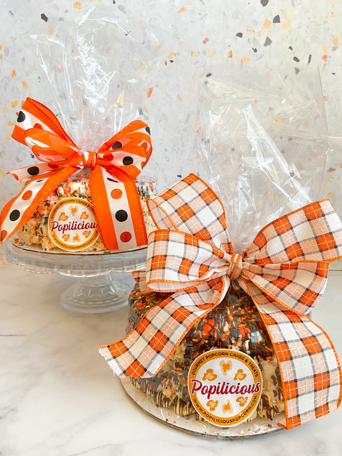 Halloween Gourmet Popcorn Cake