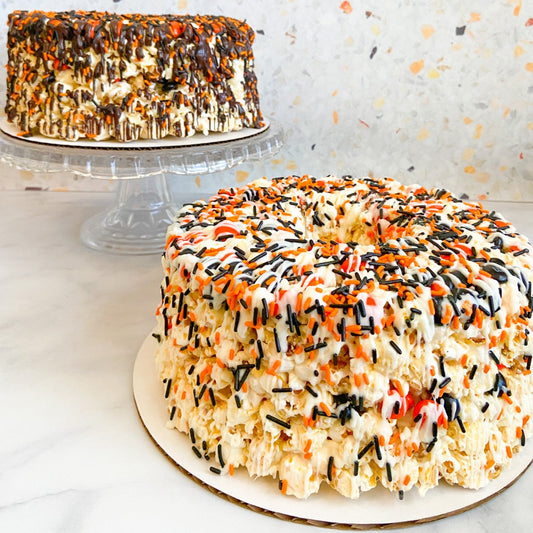Halloween Gourmet Popcorn Cake