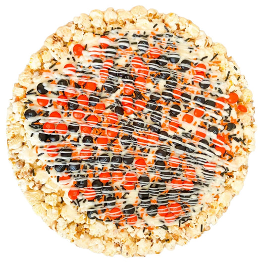 Halloween Popcorn Pizza