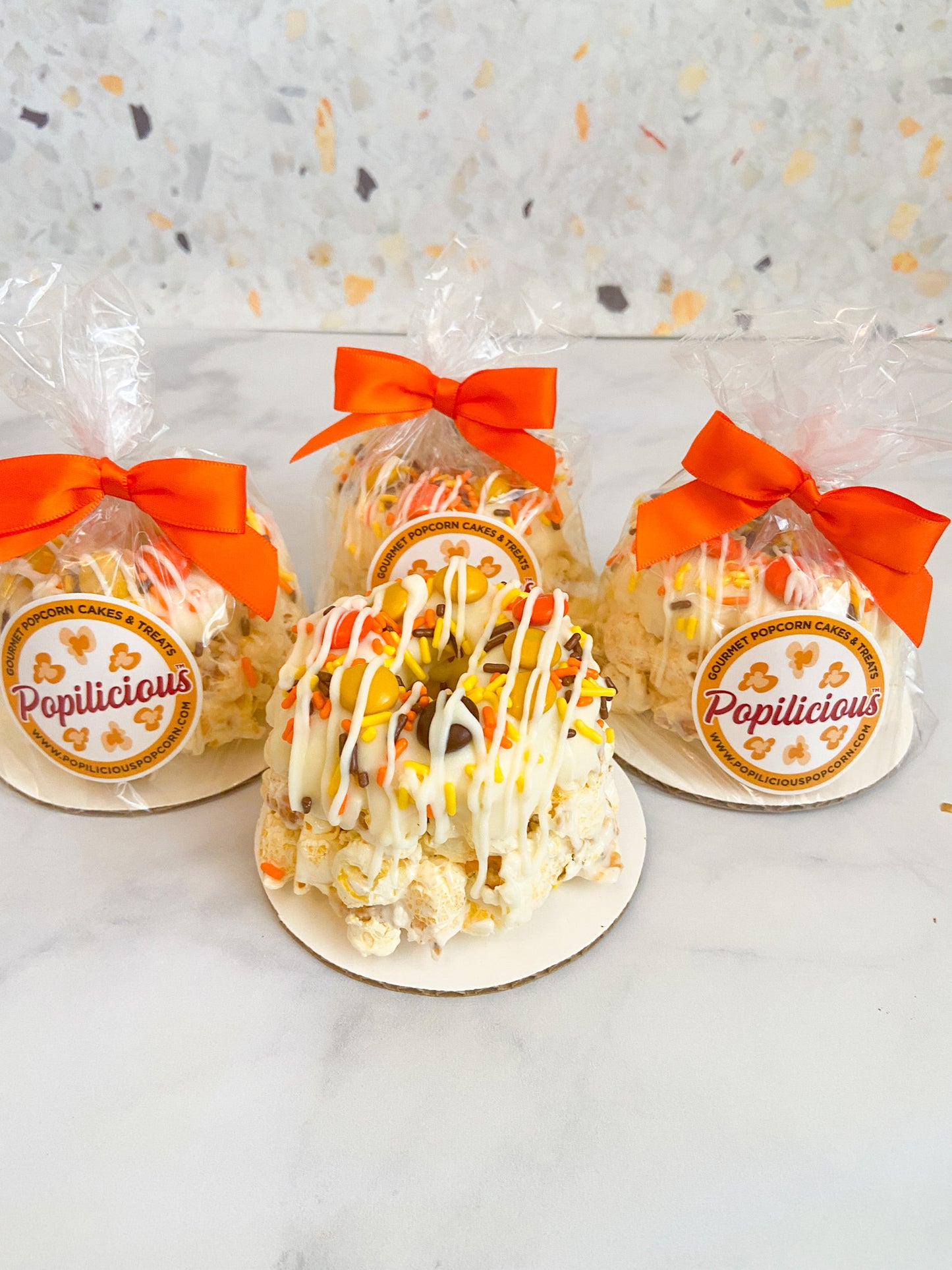 Happy Harvest Mini Popcorn Cakes