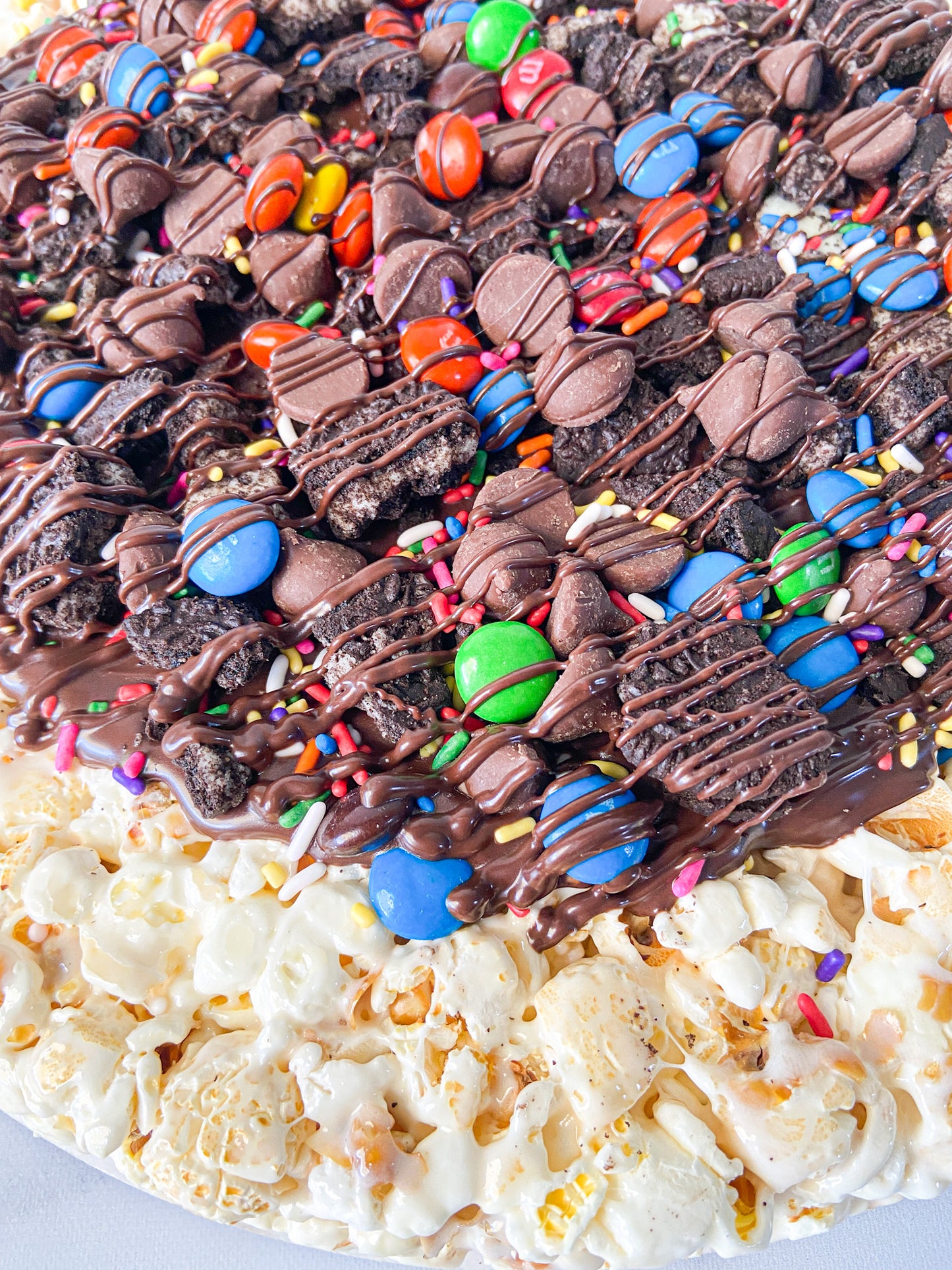 Chocolate Lover's Gourmet Popcorn Pizza