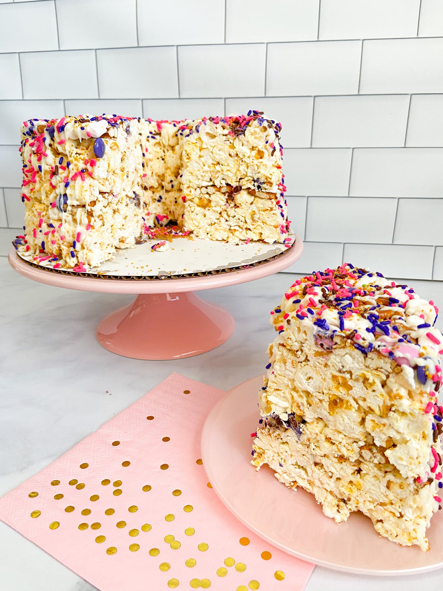 Unicorn Munch Gourmet Popcorn Cake