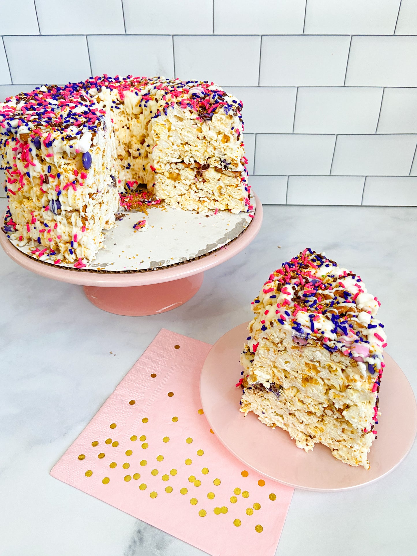 Unicorn Munch Gourmet Popcorn Cake