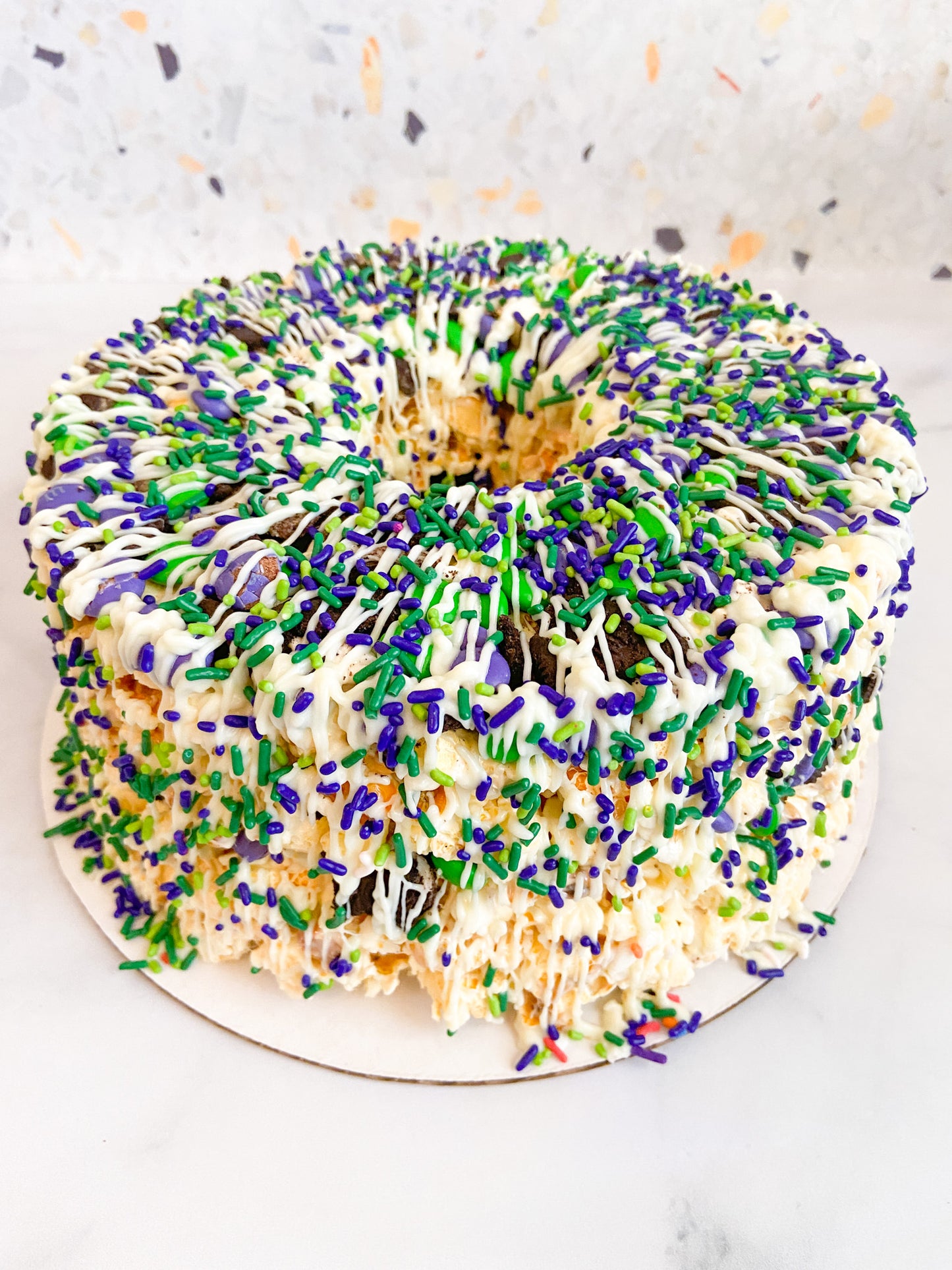 Monster Munch Gourmet Popcorn Cake