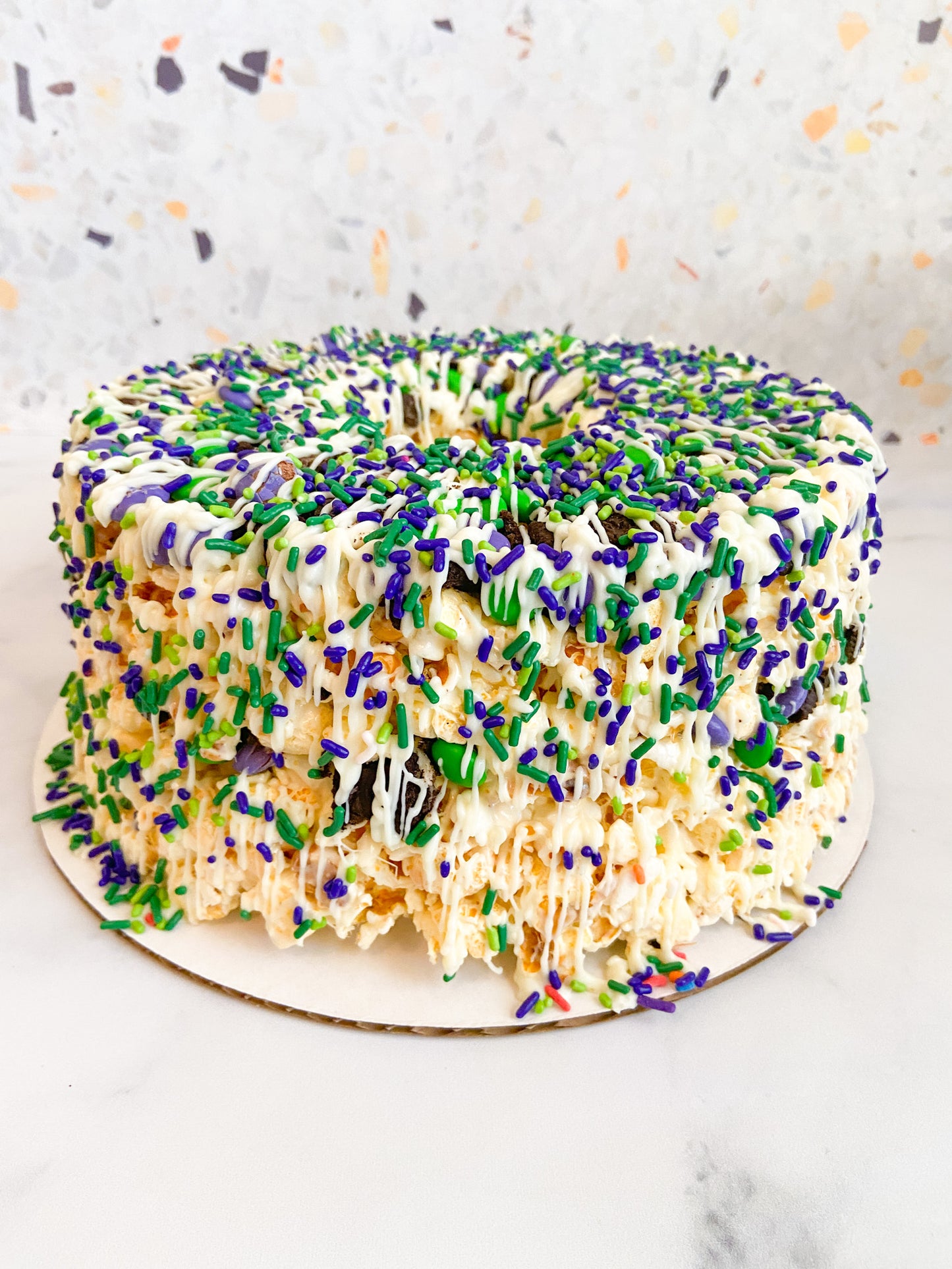 Monster Munch Gourmet Popcorn Cake