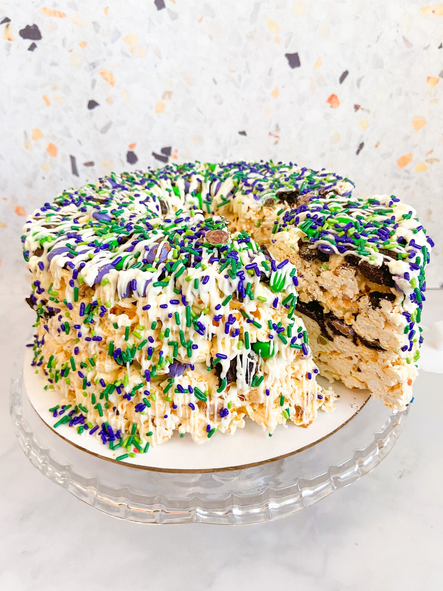 Monster Munch Gourmet Popcorn Cake