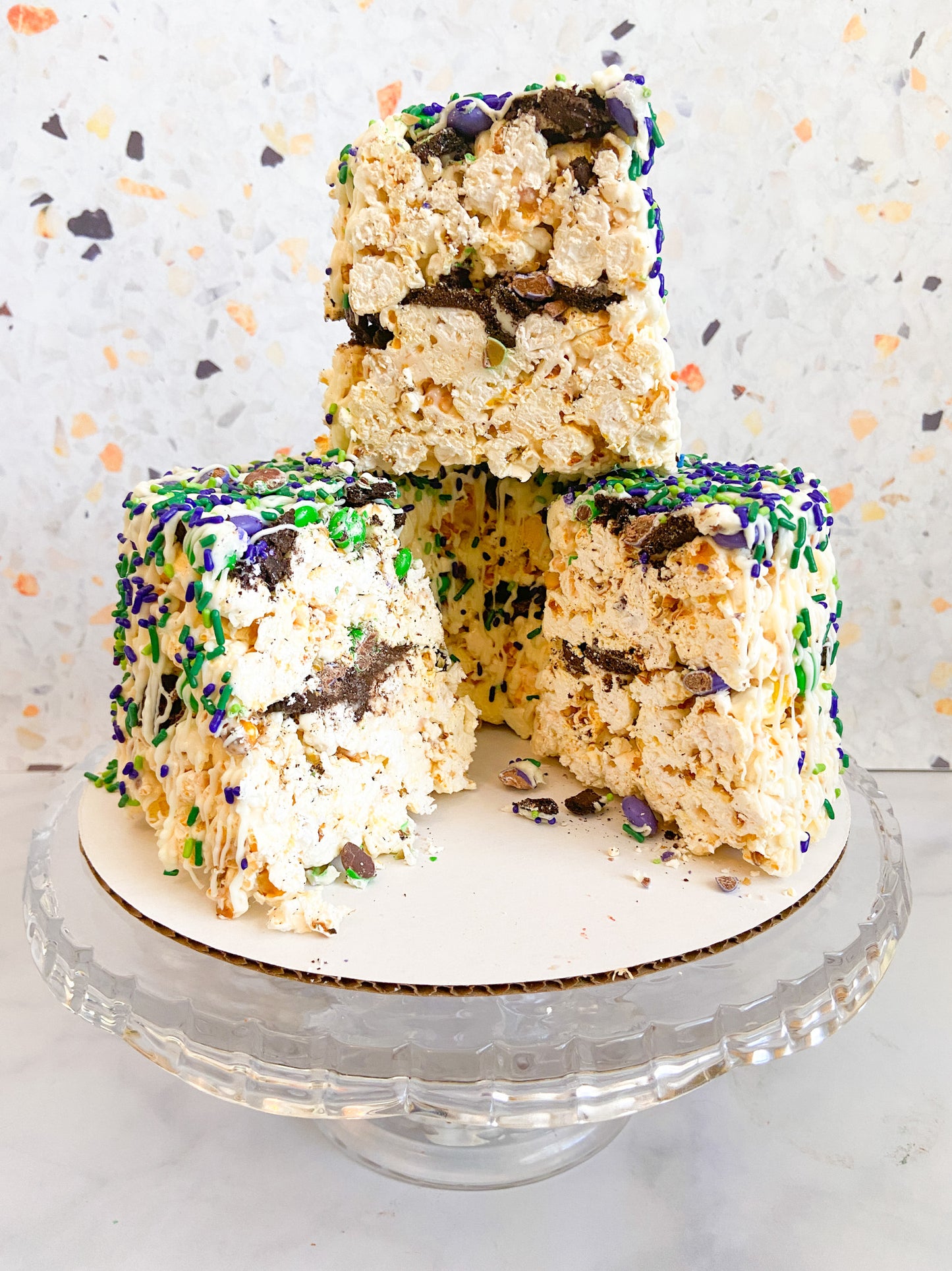 Monster Munch Gourmet Popcorn Cake