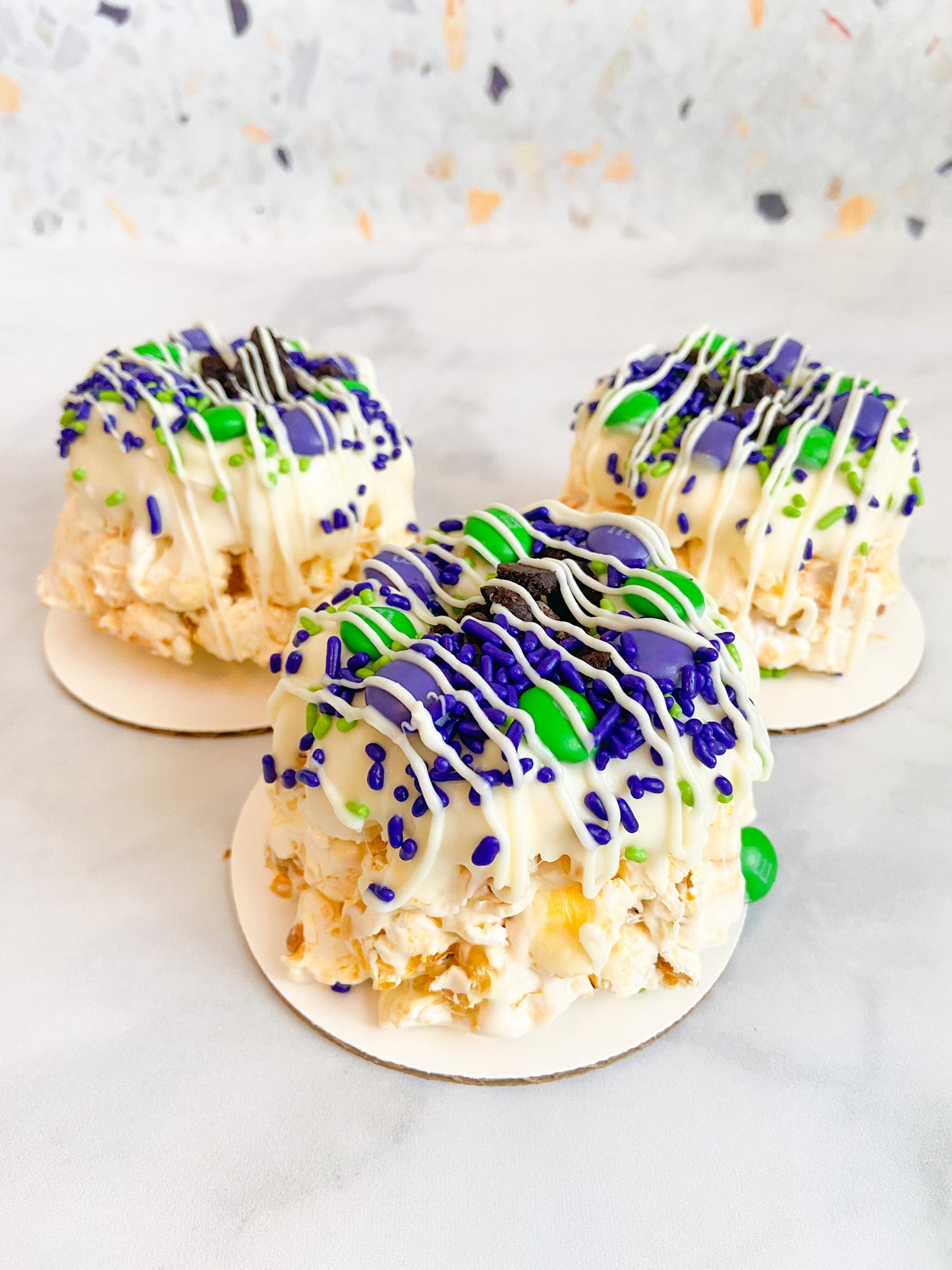 Monster Munch Mini Gourmet Popcorn Cakes