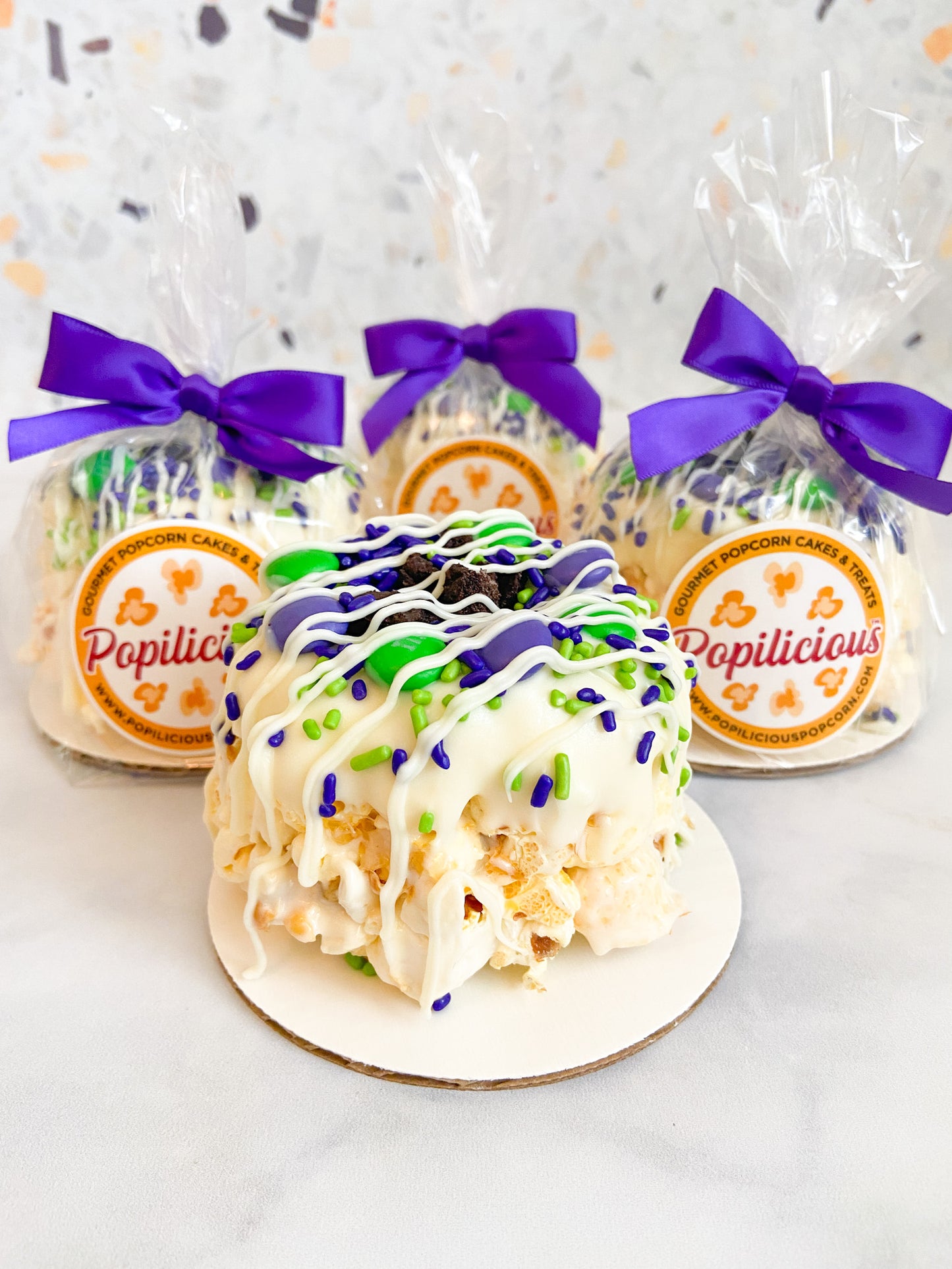 Monster Munch Mini Gourmet Popcorn Cakes