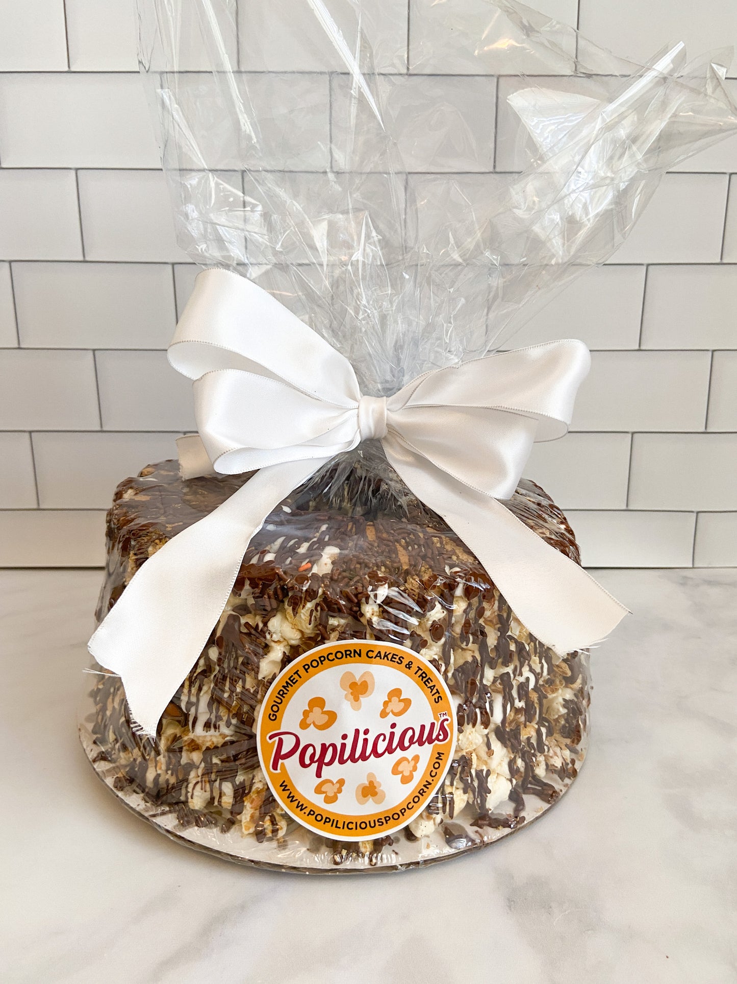 S'mores Lover's Gourmet Popcorn Cake