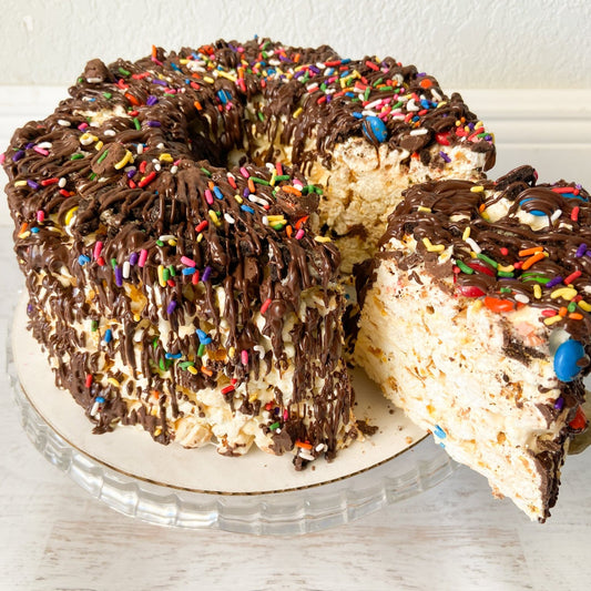 Chocolate Lover's Gourmet Popcorn Cake