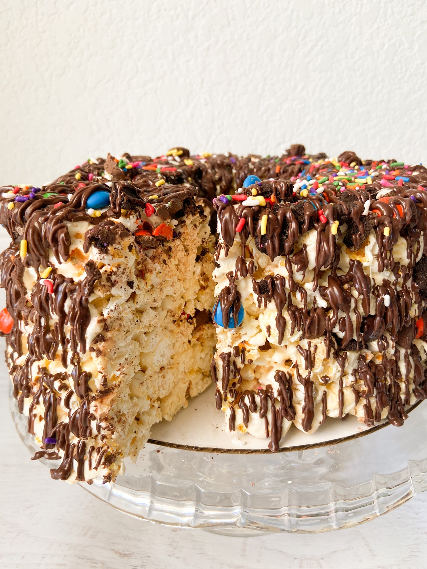 Chocolate Lover's Gourmet Popcorn Cake