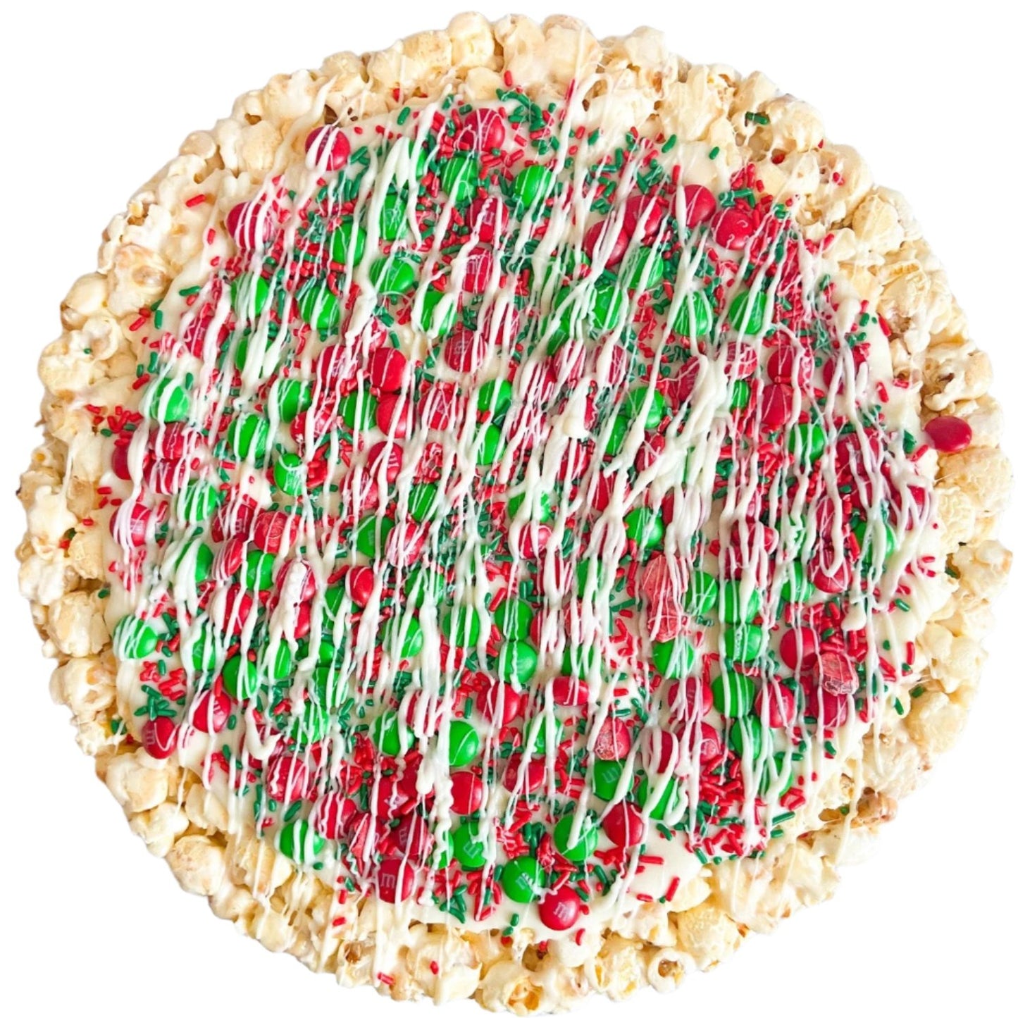 Christmas Gourmet Popcorn Pizza