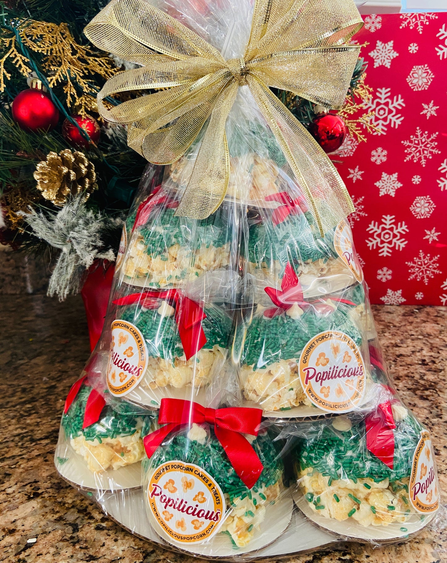 Gourmet Popcorn Christmas Tree