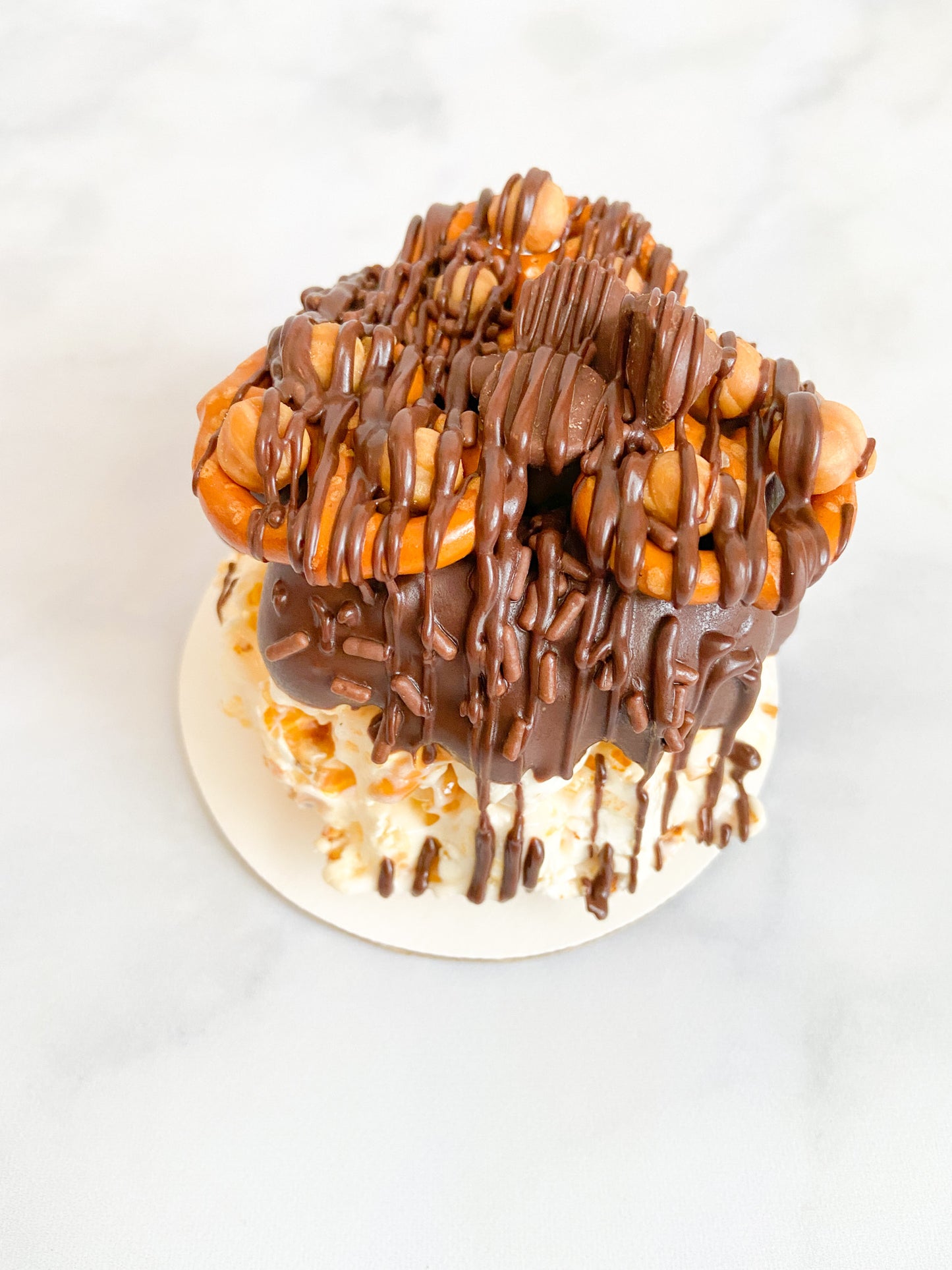 Caramel Lovers Mini Gourmet Popcorn Cake