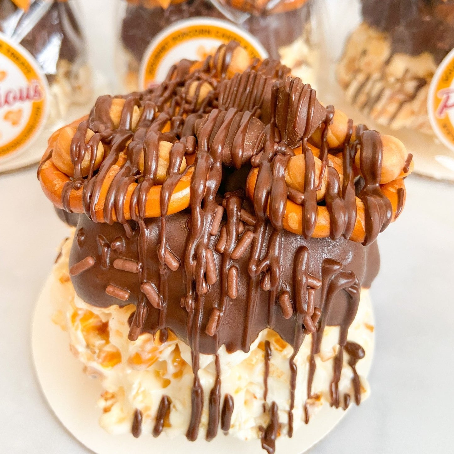 Caramel Lovers Mini Gourmet Popcorn Cake