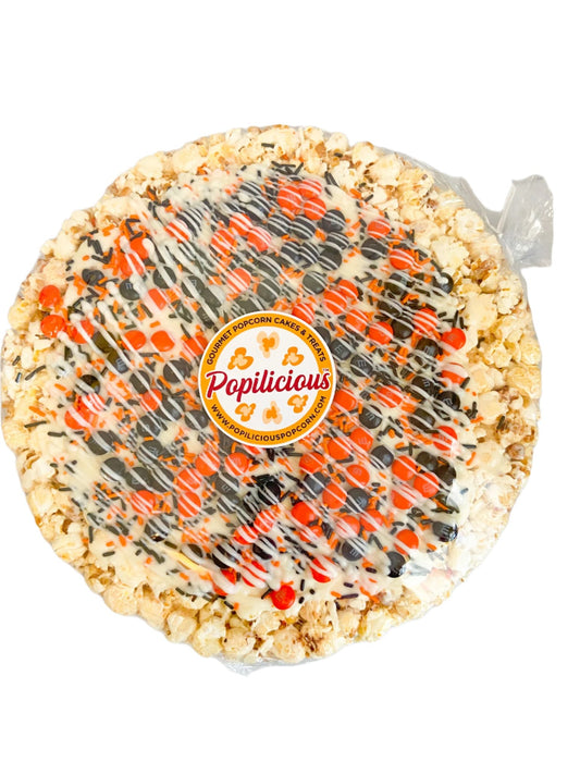 Halloween Popcorn Pizza