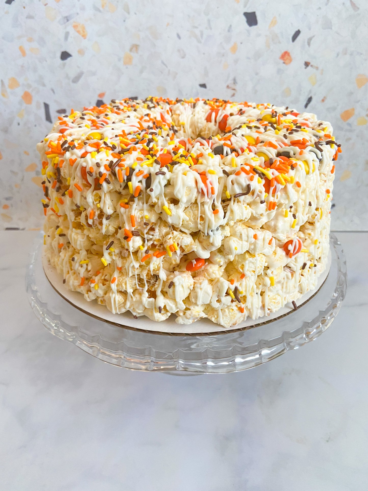 Happy Harvest Gourmet Popcorn Cake