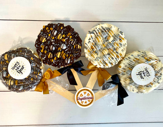 Happy New Year Gourmet Popcorn Pops