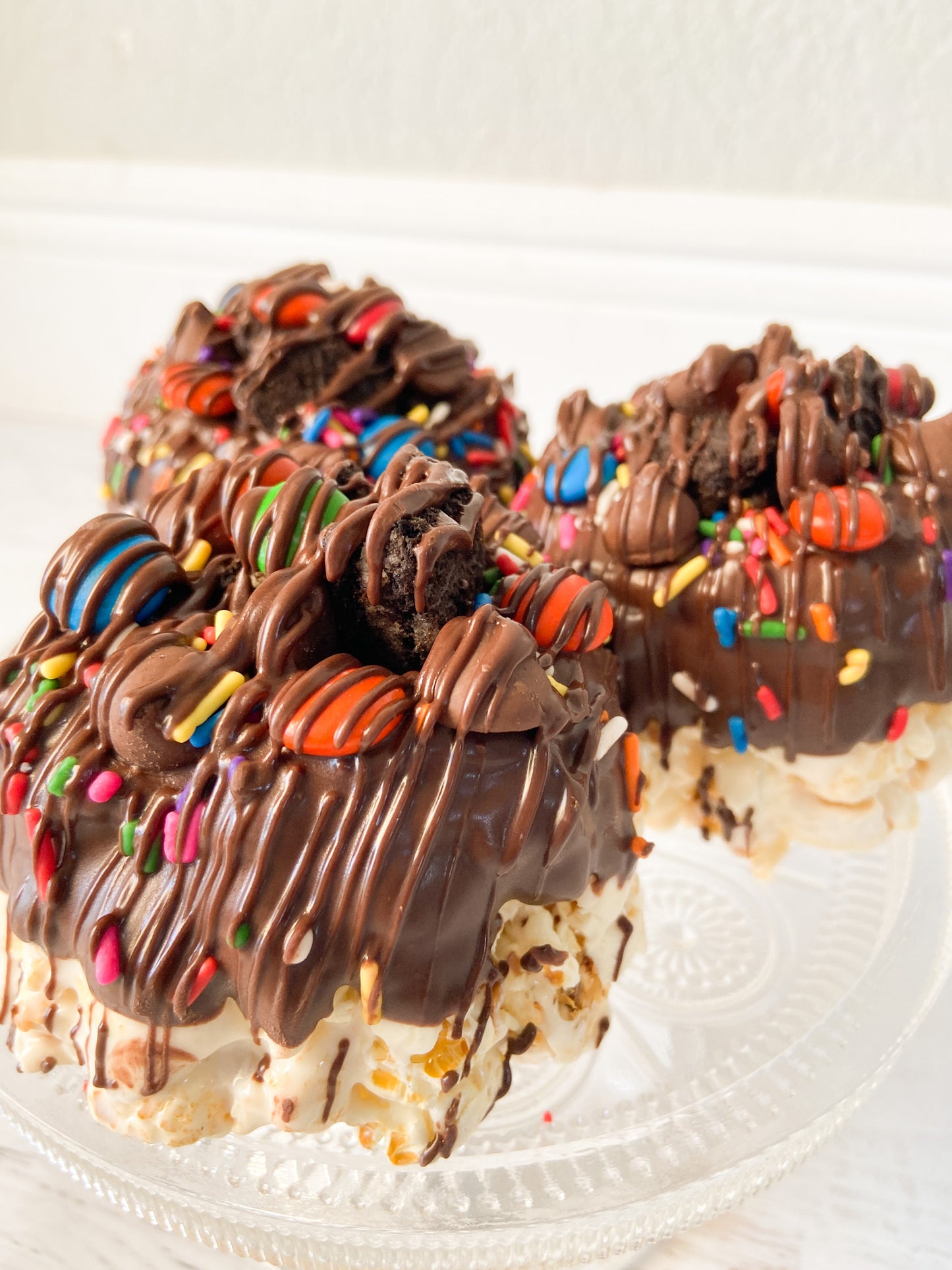 Chocolate Lover's Mini Gourmet Popcorn Cake