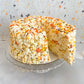 Candy Corn Gourmet Popcorn Cake