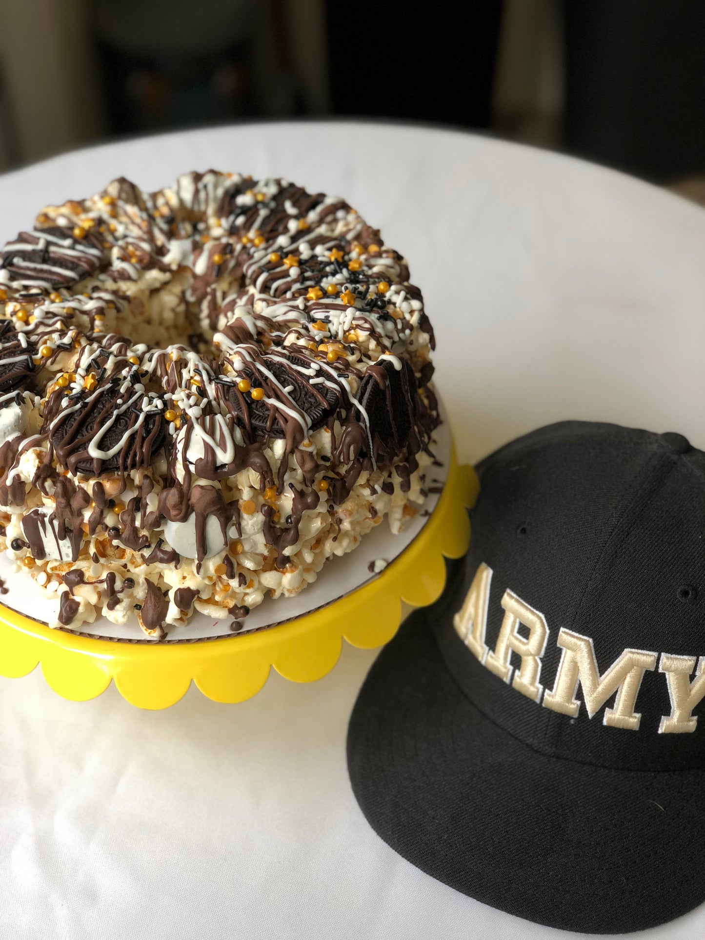 Graduation Gourmet Popcorn Cake