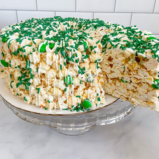 Luck of the Irish Gourmet Popcorn Cake