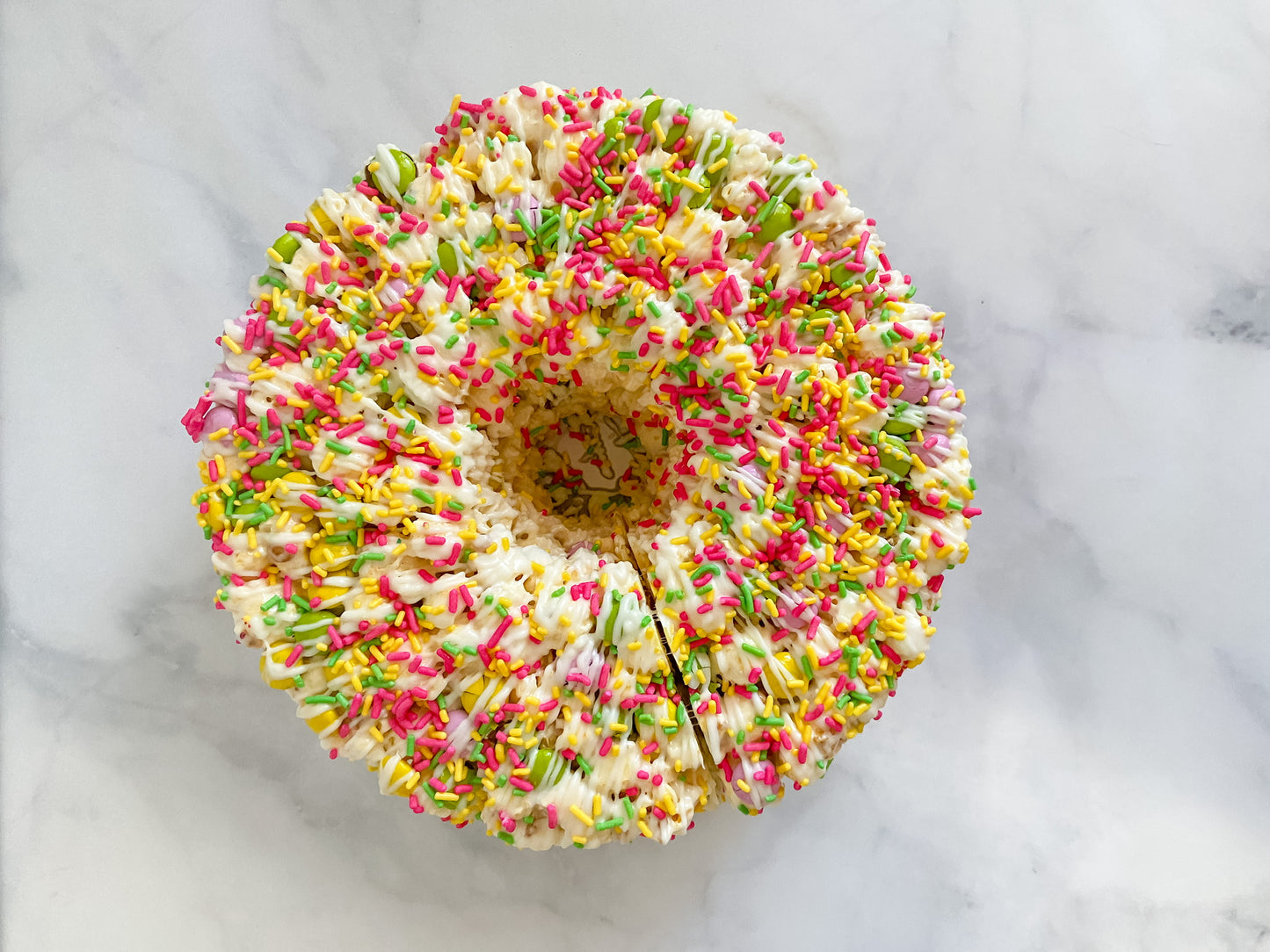 Springtime Celebration Gourmet Popcorn Cake