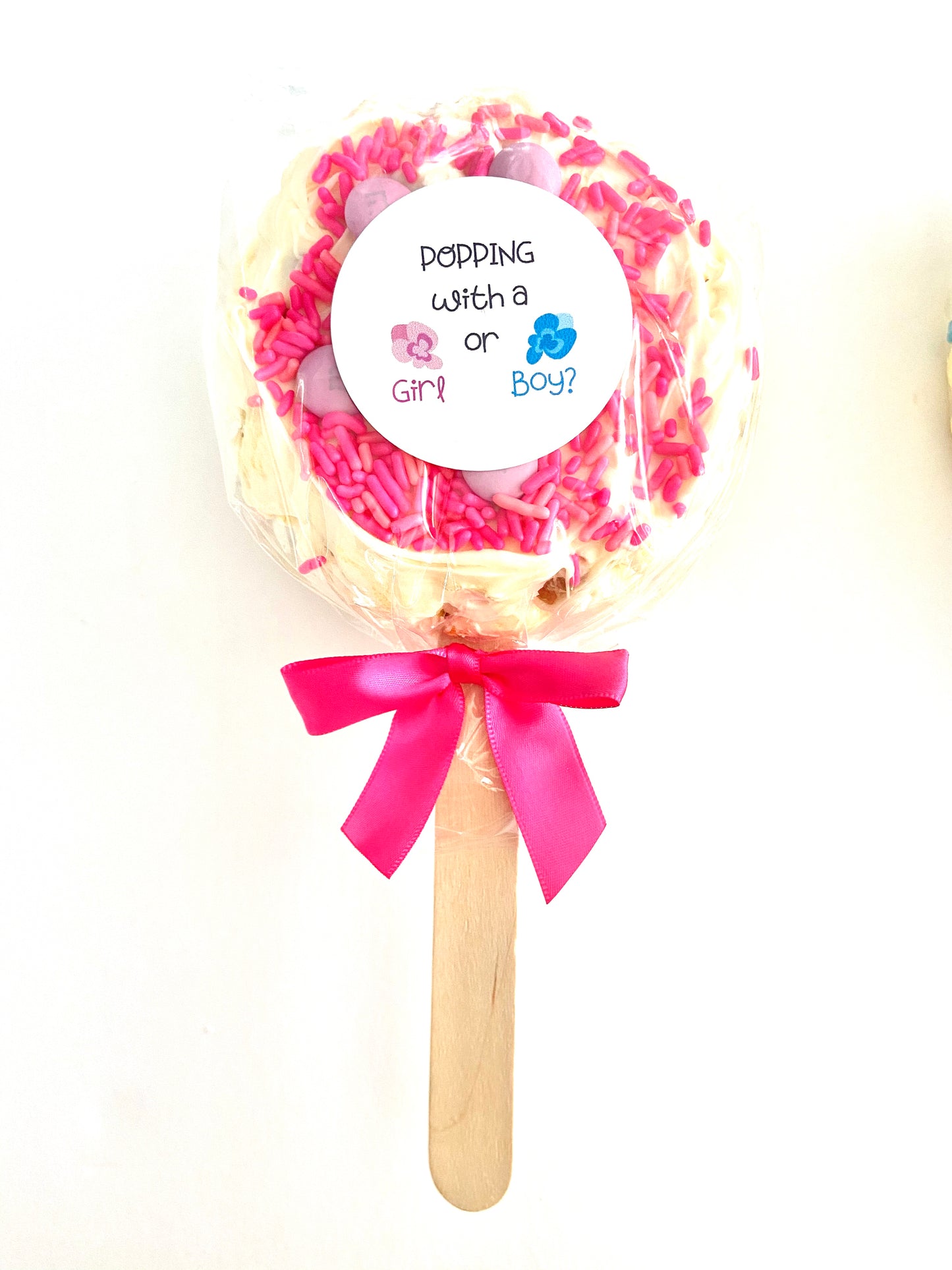 Gender Reveal Gourmet Popcorn Pops