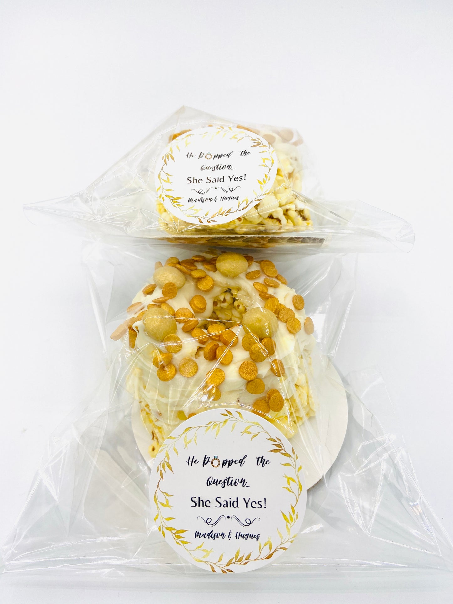 Happily Ever After Miniature Gourmet Popcorn Cakes