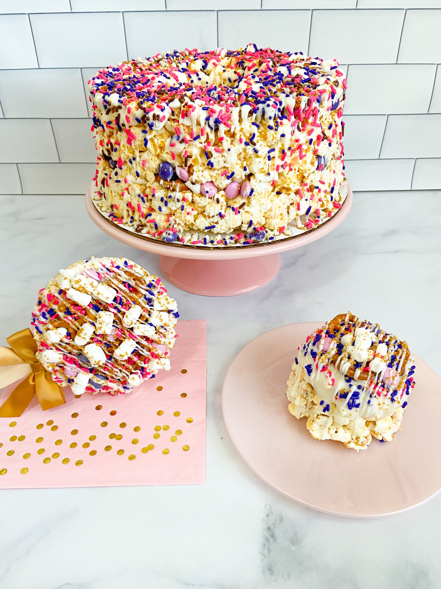 Unicorn Munch Gourmet Popcorn Cake