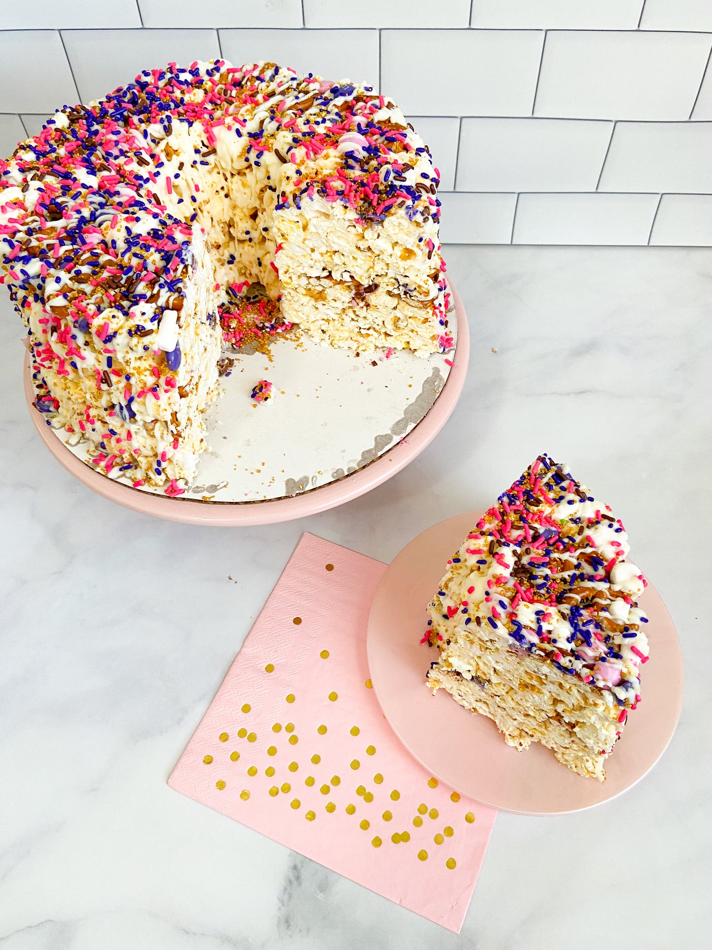 Unicorn Munch Gourmet Popcorn Cake