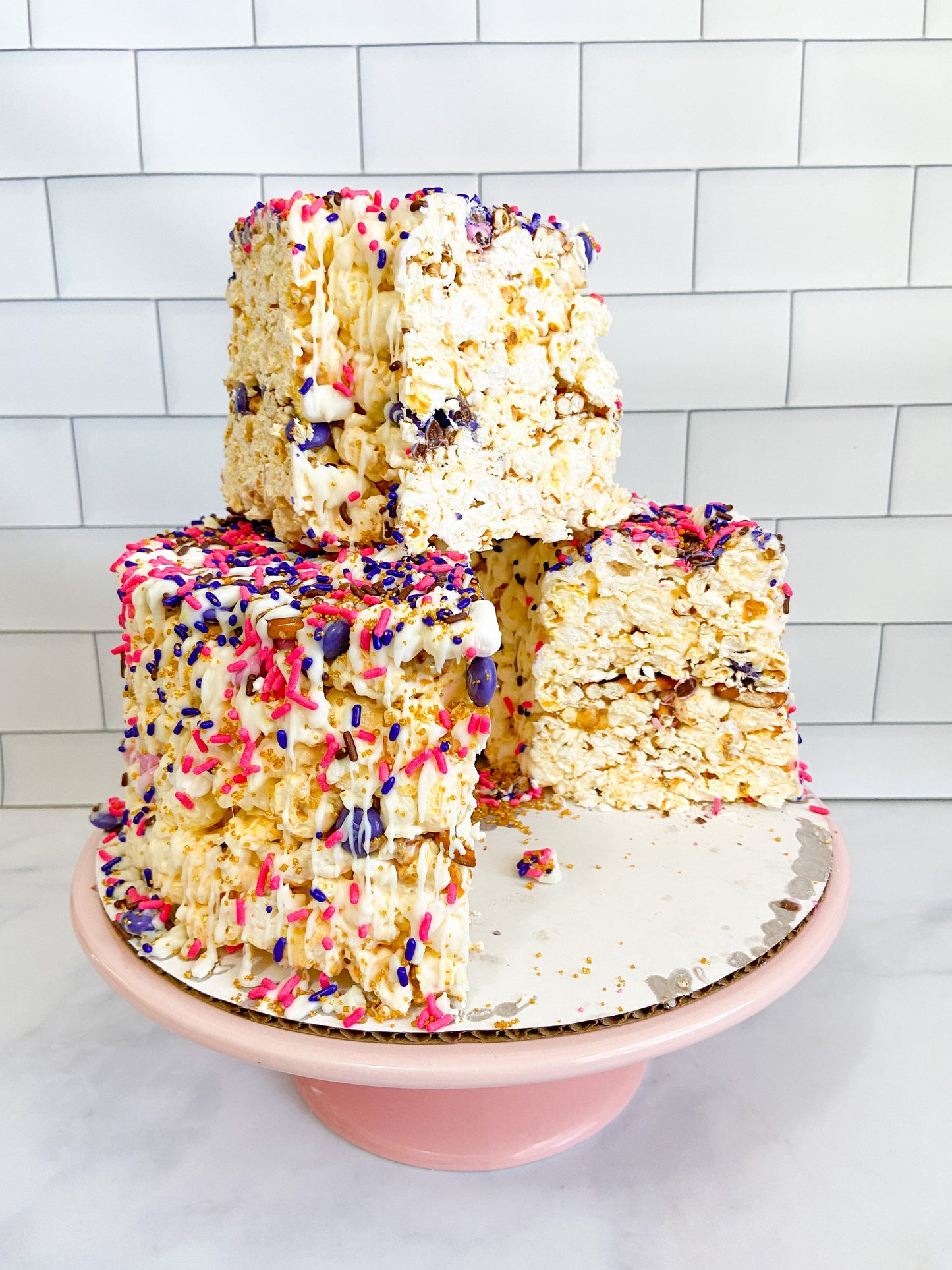 Unicorn Munch Gourmet Popcorn Cake