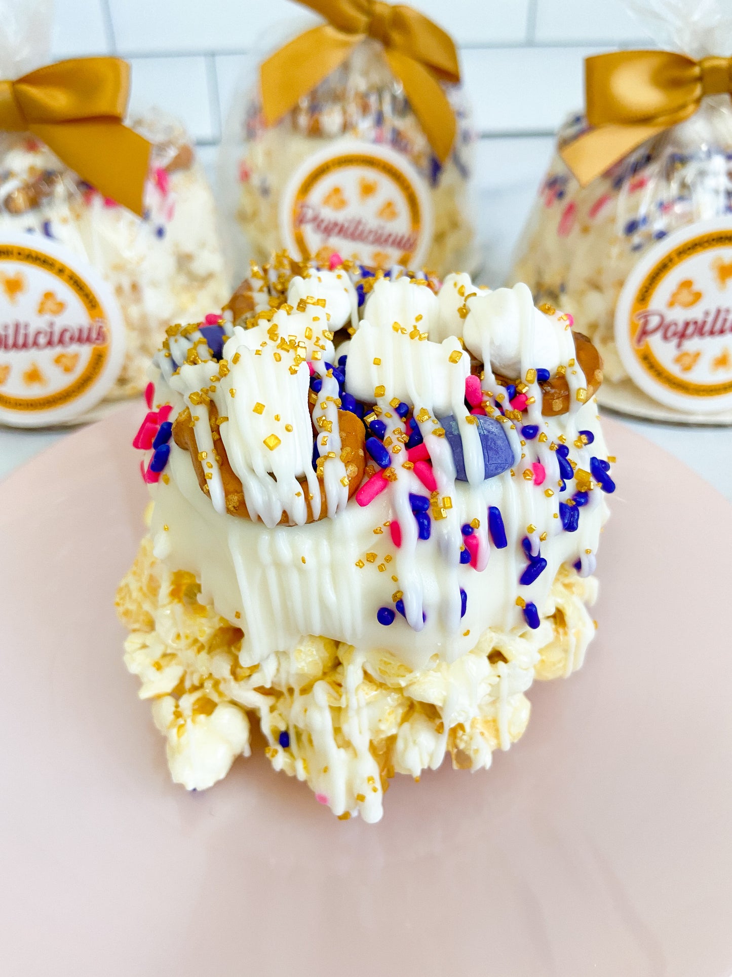 Unicorn Munch Mini Gourmet Popcorn Cakes