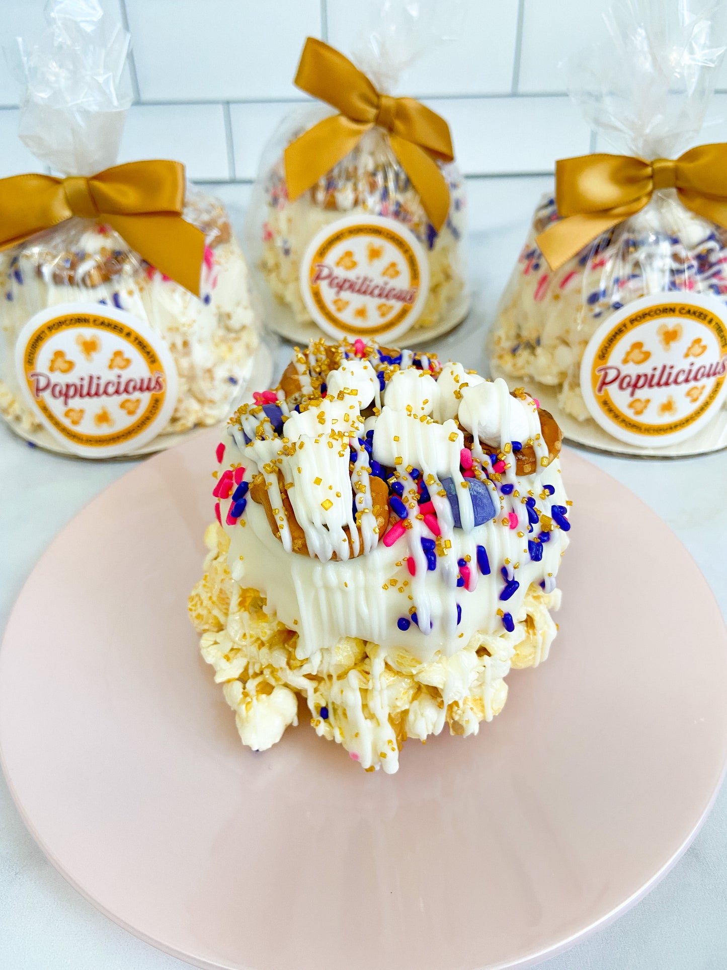 Unicorn Munch Mini Gourmet Popcorn Cakes