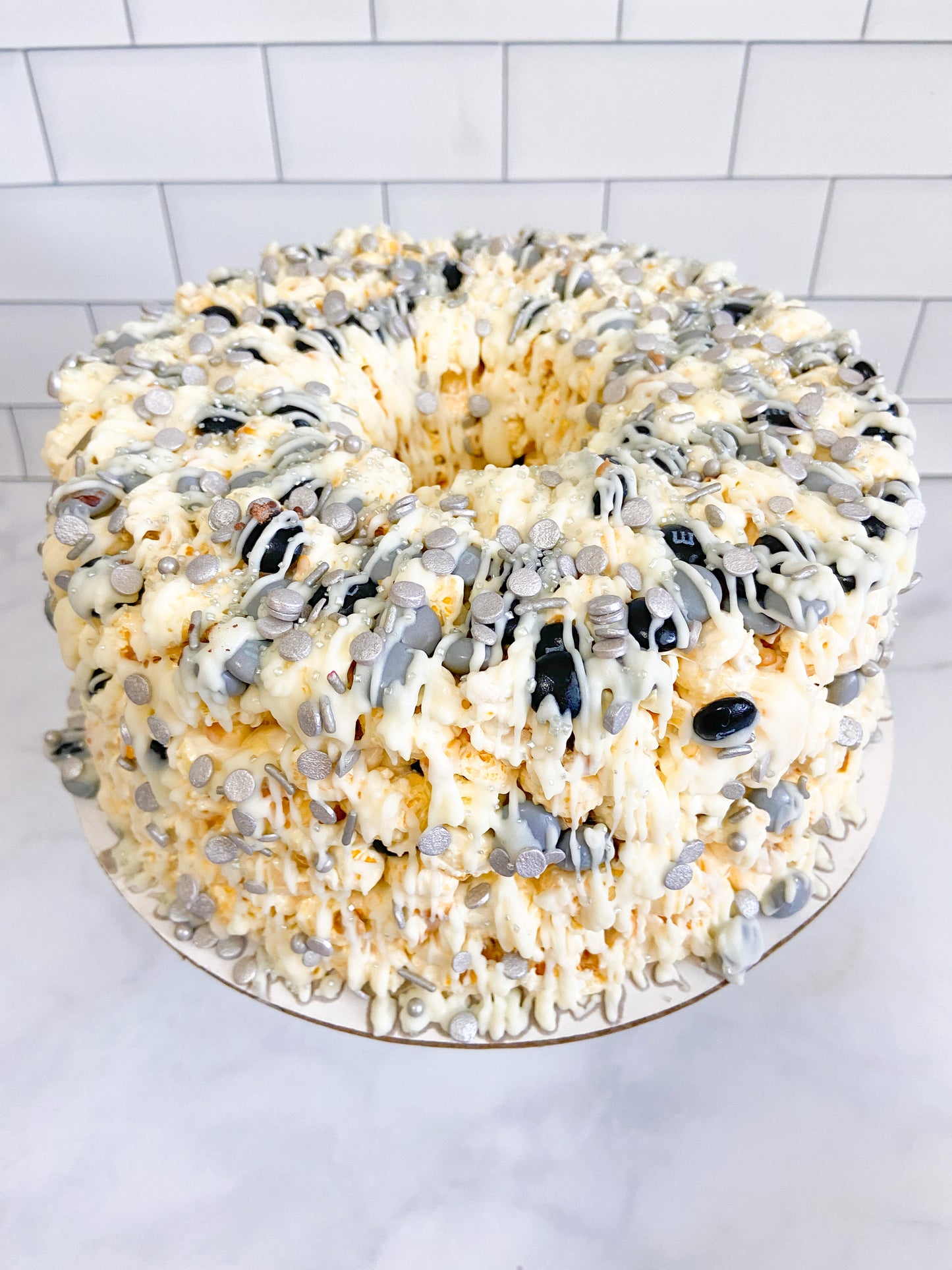 Graduation Gourmet Popcorn Cake